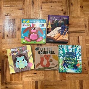 Baby Toddler Animal Books Set of 5